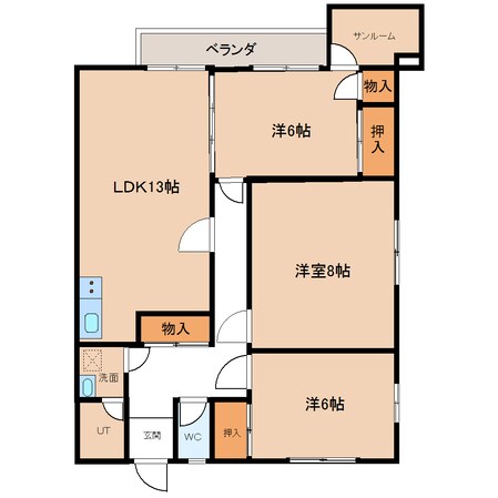 むらかみマンションの物件間取画像